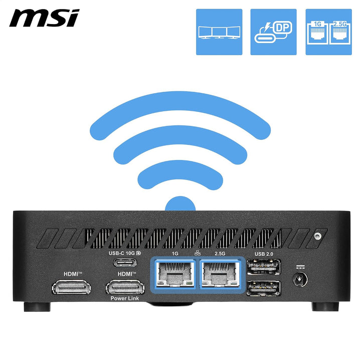 MSI Cubi NUC TWG S-007AT Mini PC Intel N150 8GB/128GB Win11 Pro