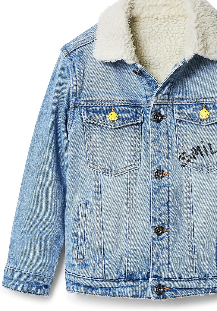 Desigual Boy's CHAQ_NEPTU 5053 Denim MEDIUM WASH, Blue, 9/10