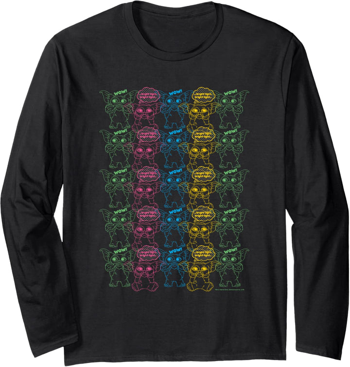 Gremlins Wow! Bright Light.. Langarmshirt