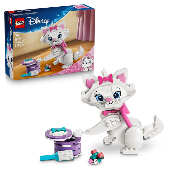 LEGO ǀ Disney Aristocats: Bezaubernde Marie - Spielzeug - Katzenfigur mit Zubehör - inkl. Textilschl