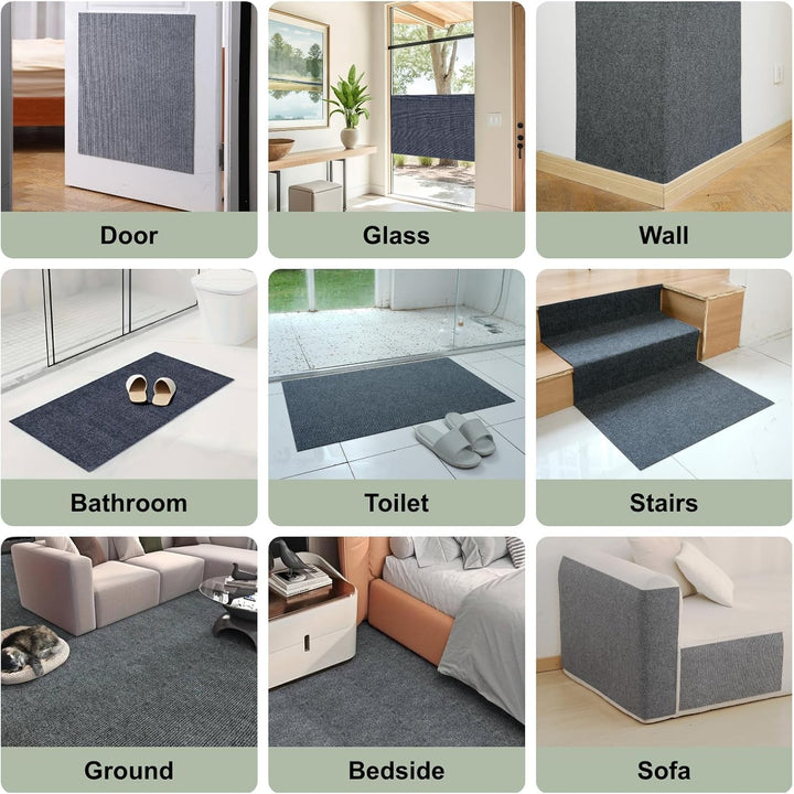 200cmx40cm Kratzmatte Selbstklebend für Katzen, DIY Kratzschutz Sofa, Kratzteppich, Kratzbretter für