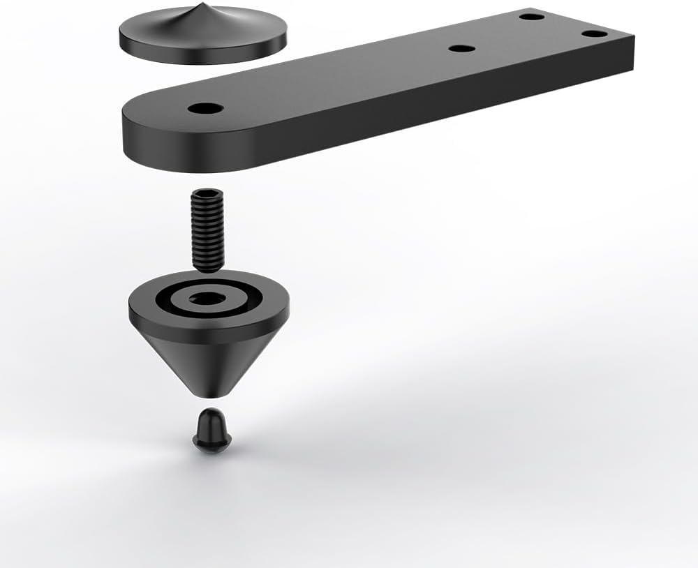 4 Stücke Lautsprecher Spikes Aluminium Spike Absorber Isolation Lautsprecher Spike Ständer,Stossfest