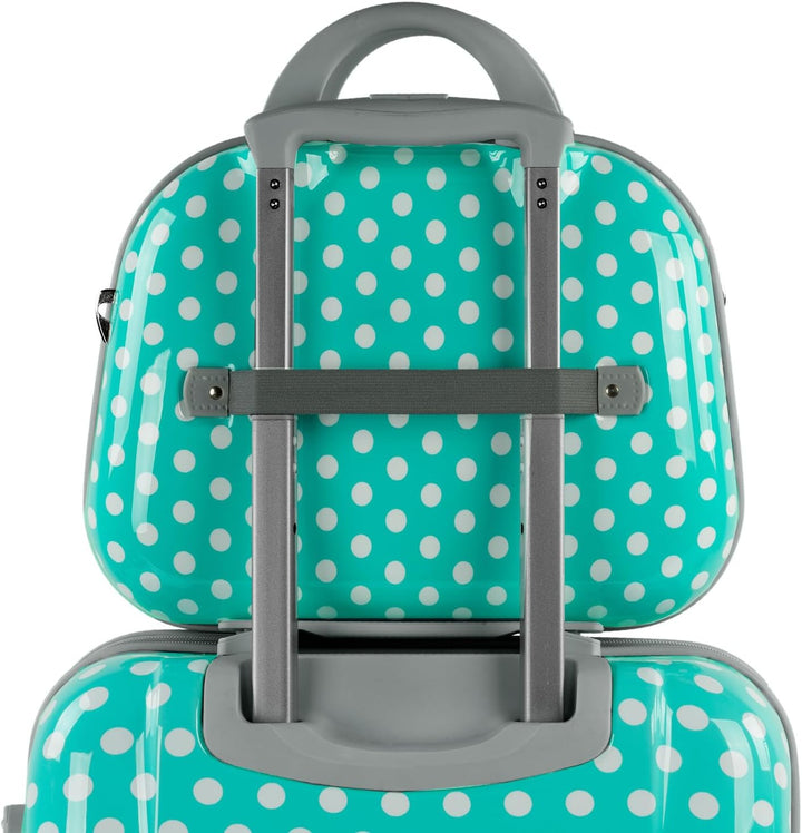 ITACA - Kinderkoffer Koffer Kindertrolley für Reisen mit Leichtgewicht stabilem Design geräumigem In