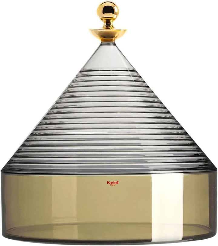 Kartell Trullo Aufbewahrungsbehälter rauch - grün, Rauch - Grün
