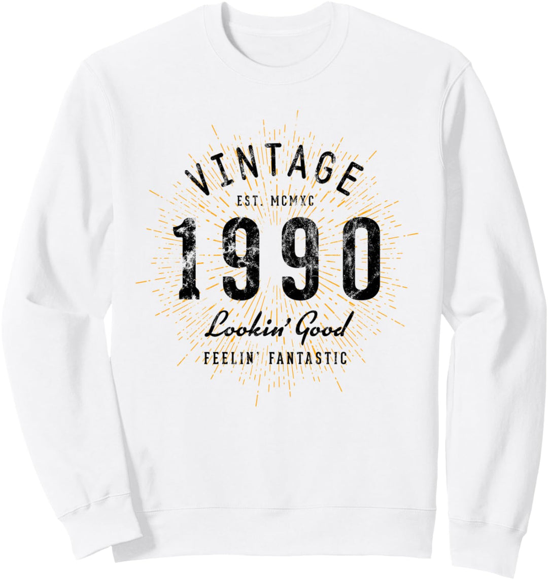 Vintage Geburtstag geboren 1990 Sweatshirt