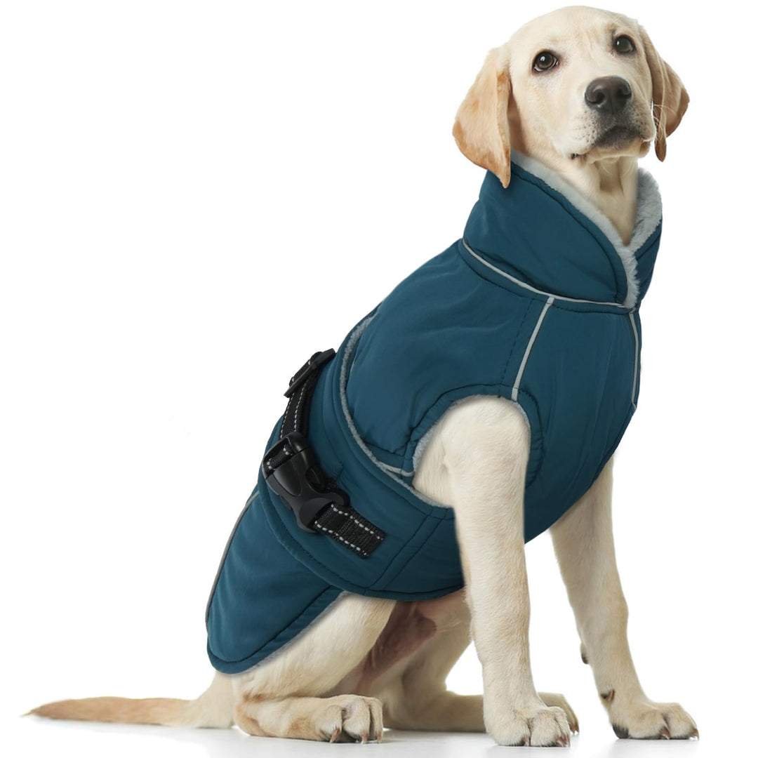 Hundemantel XL, Hundemantel Grosse Hunde Winterjacke Hund Fleece Hundepullover Warme Hundeweste Hund