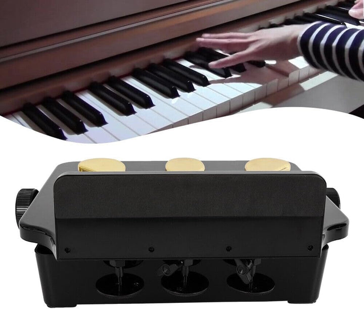 Klavier Pedal Extender Pedalverlängerung EPiano Pedaleffekt Bank mit 3 Pedalen Kinder Klavier Lehren