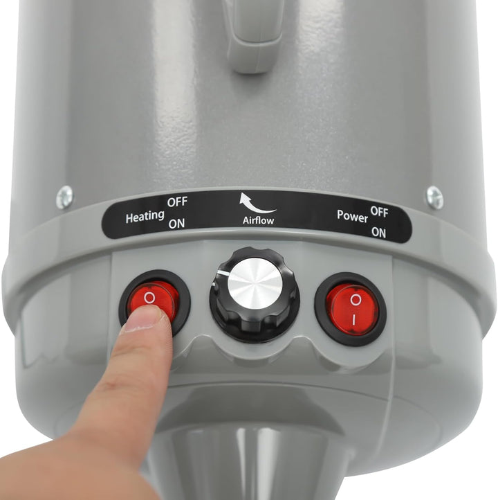 Hundefön Blower mit 4 Düsen - 2200W Profi Blower Hund, Leiser Hundepflege Trockner Gebläse für Hunde