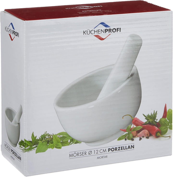 Küchenprofi Mörser-1006738212, Porzellan, Weiss, 1 - Pack A 12 cm, A 12 cm