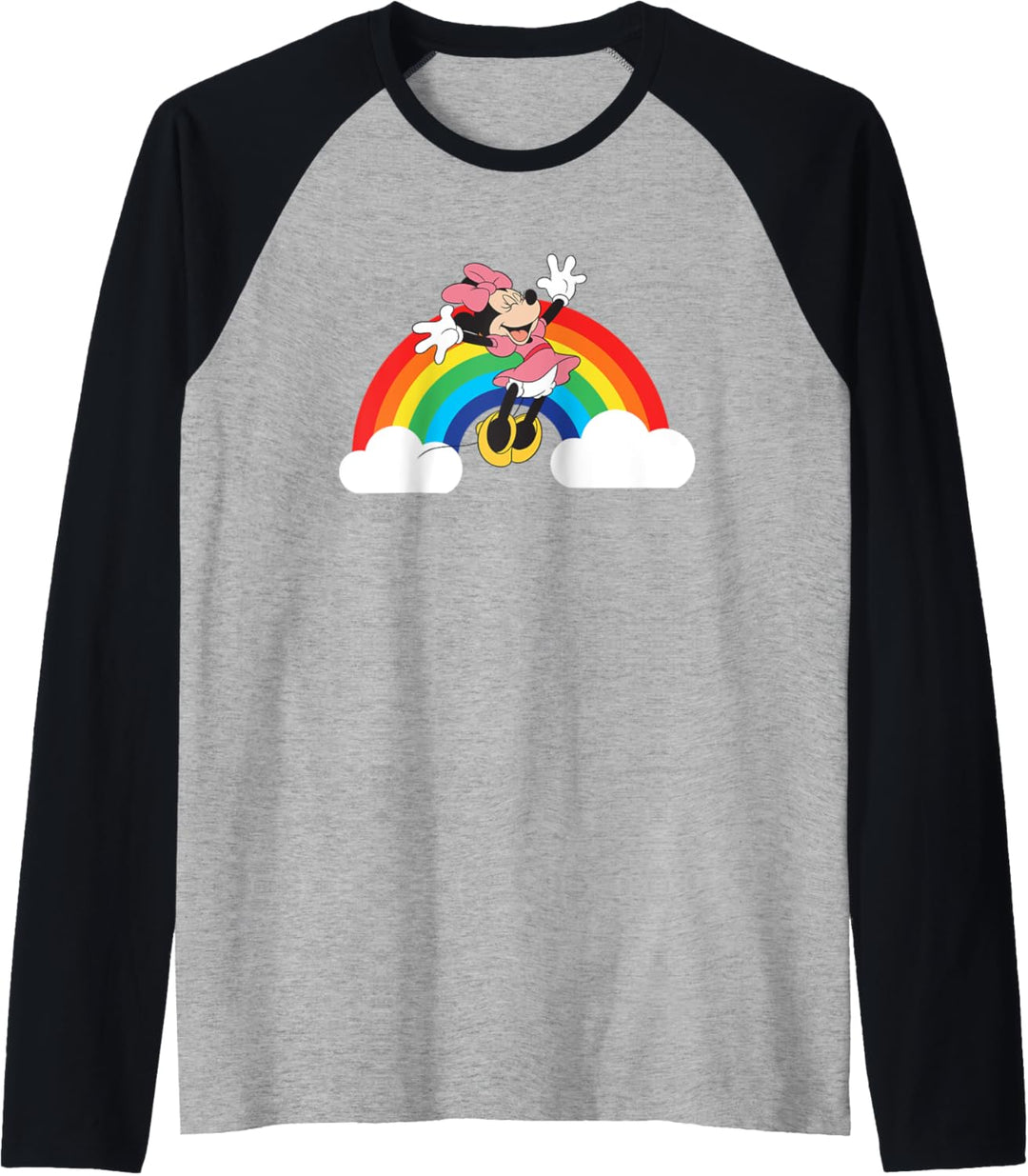Disney Minnie Mouse Rainbow Raglan
