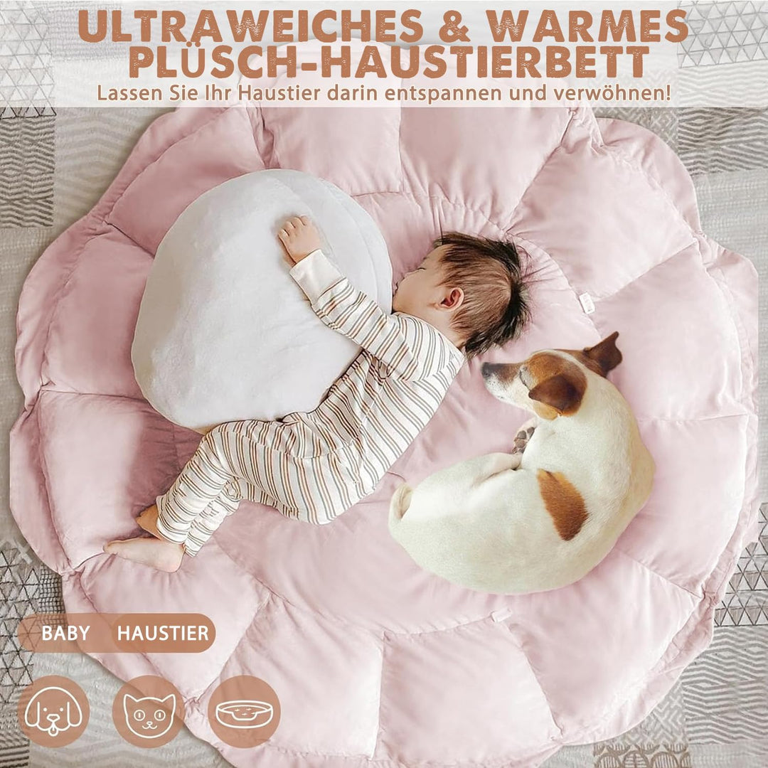 Mallify 5-in-1-Wandelbares Baby-Spielbogen mit 6 Spielzeug, Spieldecke zur Förderung der sensorische