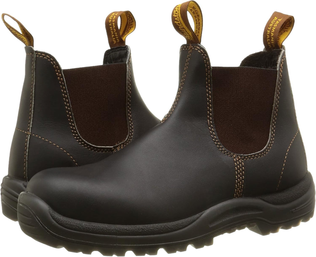 BLUNDSTONE 192, Unisex-Erwachsene Sicherheitsstiefell 43 EU Braun Stout Brown Stout Brown, 43 EU Bra