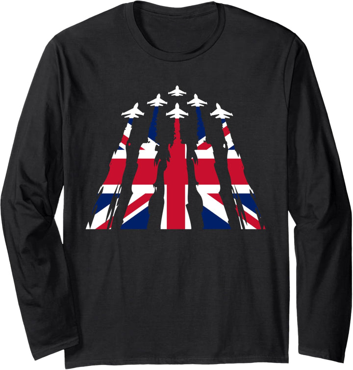 Great Britain Planes Great Britain Langarmshirt