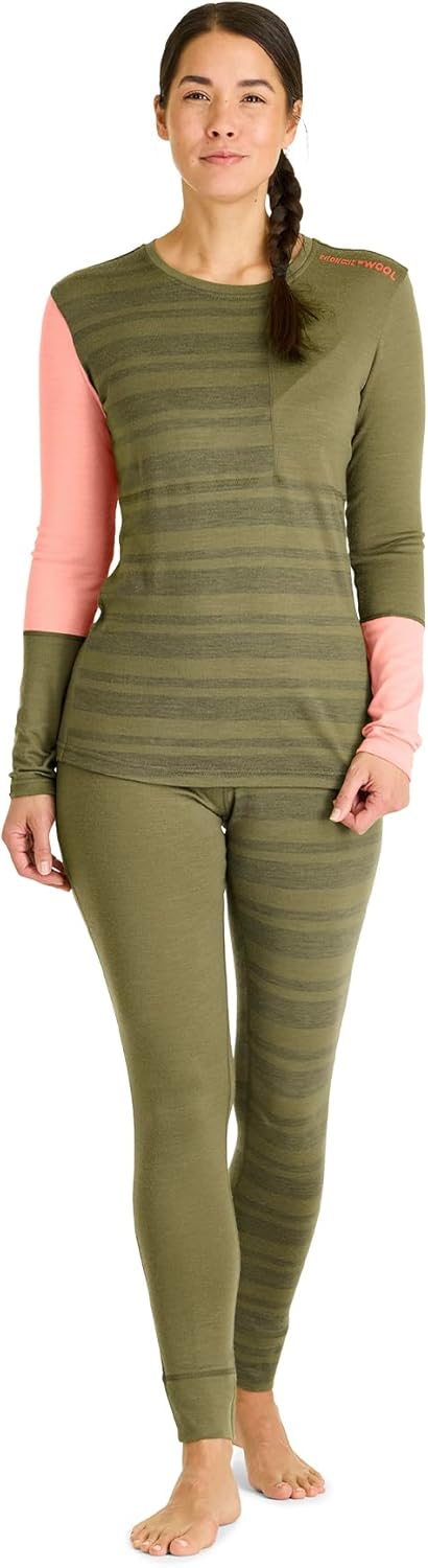 ORTOVOX 185 Rock'n'Wool Long Sleeve W - Vielseitiges, bequemes Longsleeve aus feiner Merinowolle für