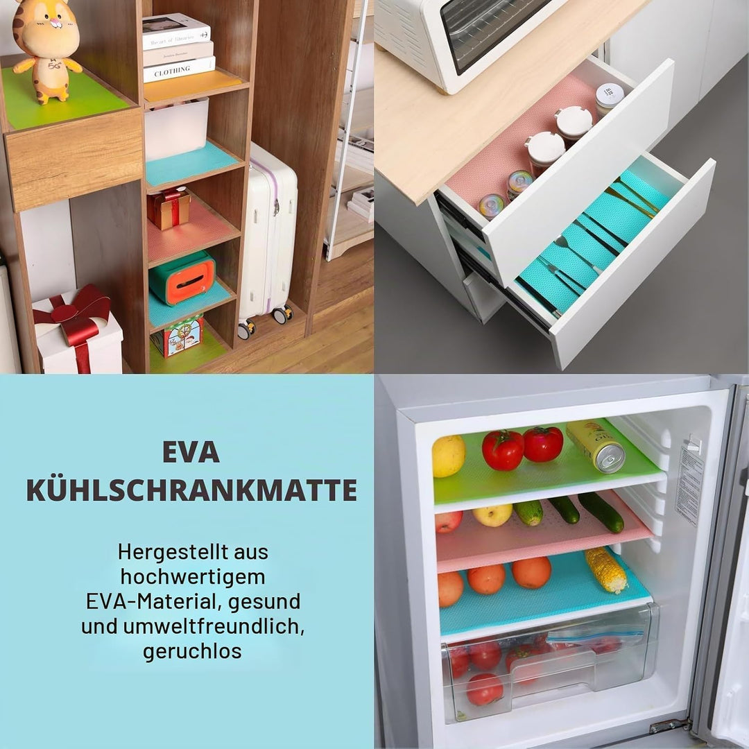 Anti-Frost-Matte für Kühlschrank und Gefrierschrank – Langlebige Schutzmatte gegen Eisbildung, Blau,