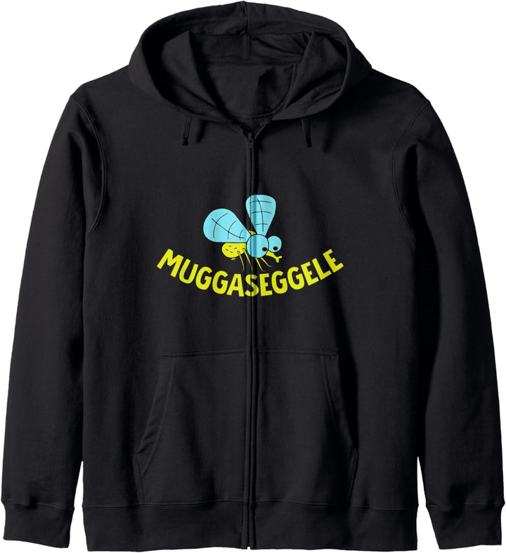 Muggaseggele - Witziges Schwäbischer Dialekt Spruch Kapuzenjacke