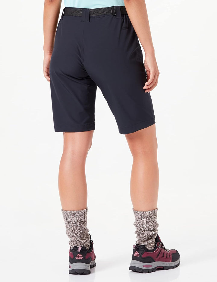 CMP Damen Pants Stretch-Bermudashorts für Damen 34 Blau, 34 Blau