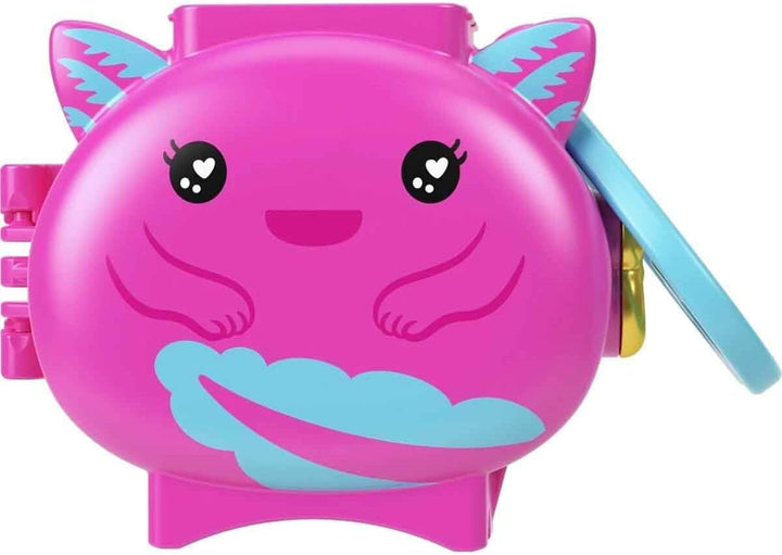 Polly Pocket Kuscheltiere Kompaktes Spielset GYV99 - Axolotl Hxx22