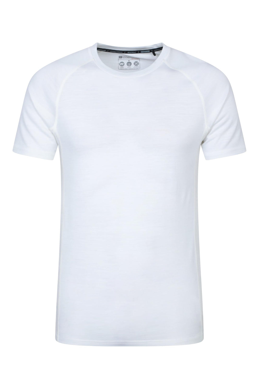 Mountain Warehouse Summit Merino II Herren T-Shirt XXS Weiss (02), XXS Weiss (02)