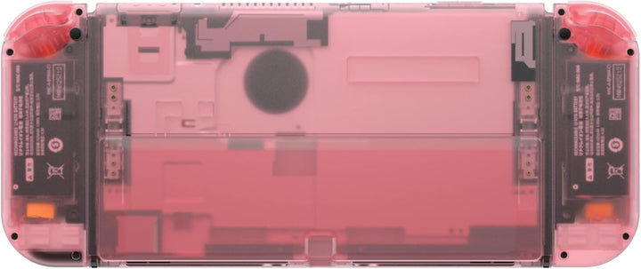 eXtremeRate Full Hülle für Nintendo Switch OLED, DIY-Ersatz Konsole case & Kickstand, NS Joycon Gehä