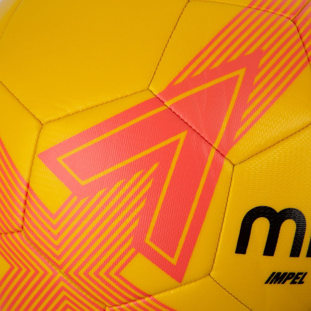 Mitre Impel Fussball Gelb/Orangerot/Schwarz 4 Impel ohne Ballpumpe, Gelb/Orangerot/Schwarz 4 Impel o