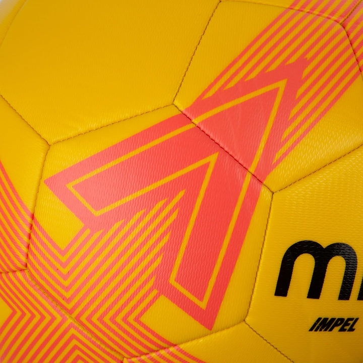 Mitre Impel Fussball Gelb/Orangerot/Schwarz 4 Impel ohne Ballpumpe, Gelb/Orangerot/Schwarz 4 Impel o
