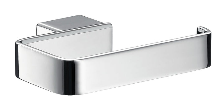 emco LOFT Papierhalter ohne Deckel, eleganter Toilettenpapierhalter zum Schrauben aus Aluminium, hoc