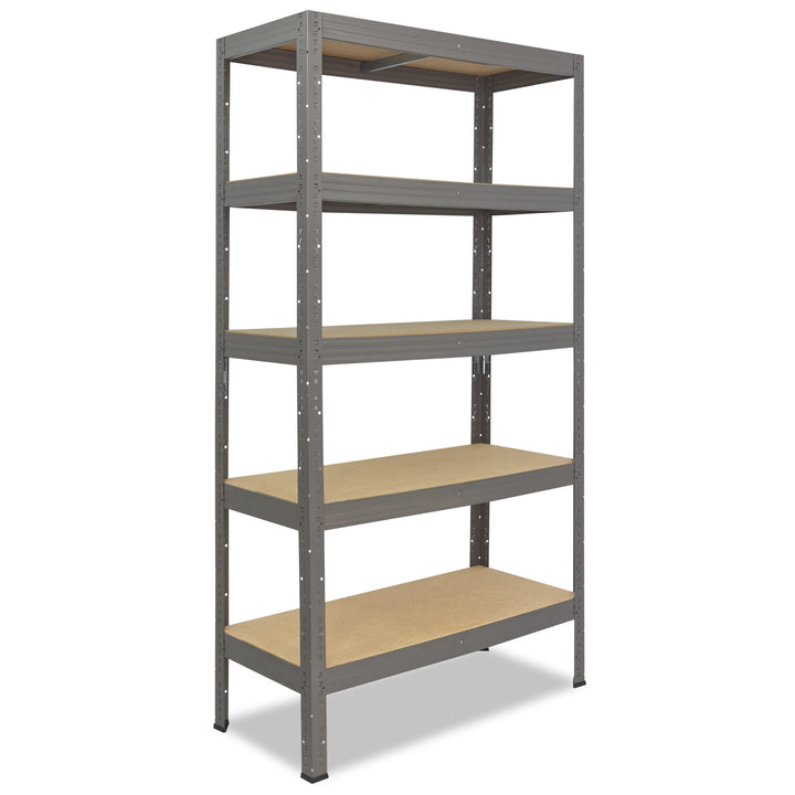 shelfplaza® 180x60x30cm Profi Schwerlastregal grau/Metallregal mit 5 Böden à 200kg Tragkraft/Kellerr