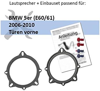 JBL Auto Lautsprecher Boxen Stage2 424 300 Watt 10 cm 2 Wege Koax passend für BMW 5er E60 E61 2006-2