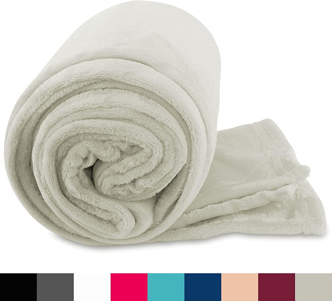 Leonado Vicenti 2er Set Flauschige Kuscheldecke 150x200 cm Fleecedecke Wohnzimmerdecke Sofadecke Tag