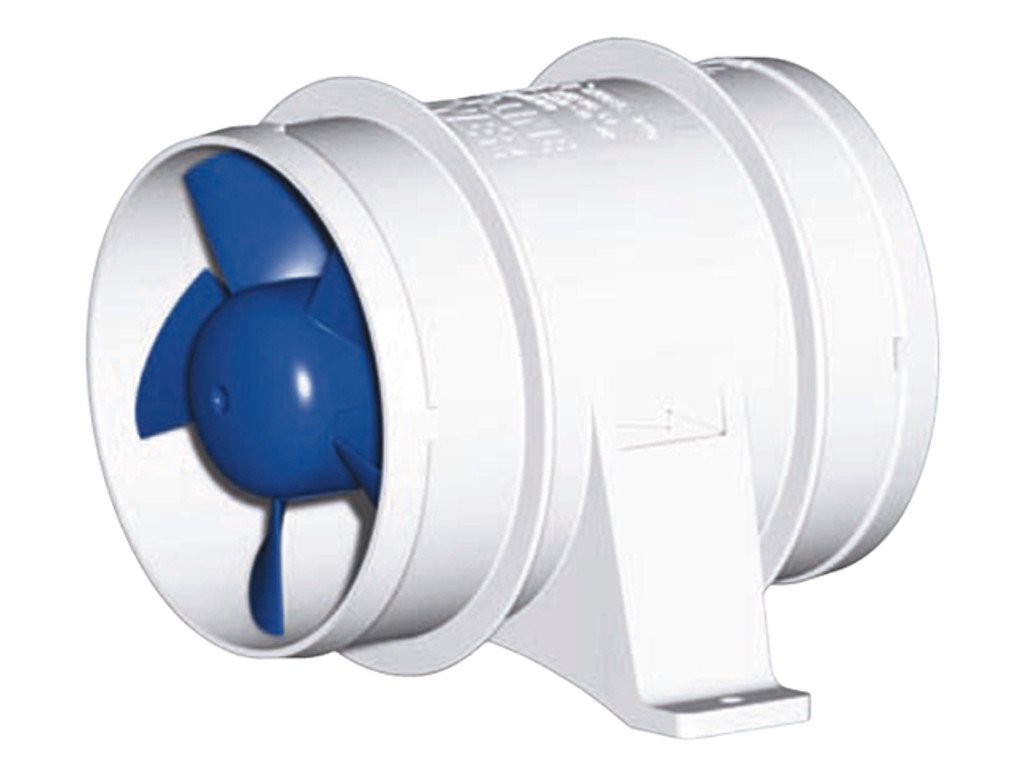 Rule Inline-Marine-Bilgengebläse, Slip-On-Anschlüsse, effizienter und leiser Luftstrom mit hohem Vol