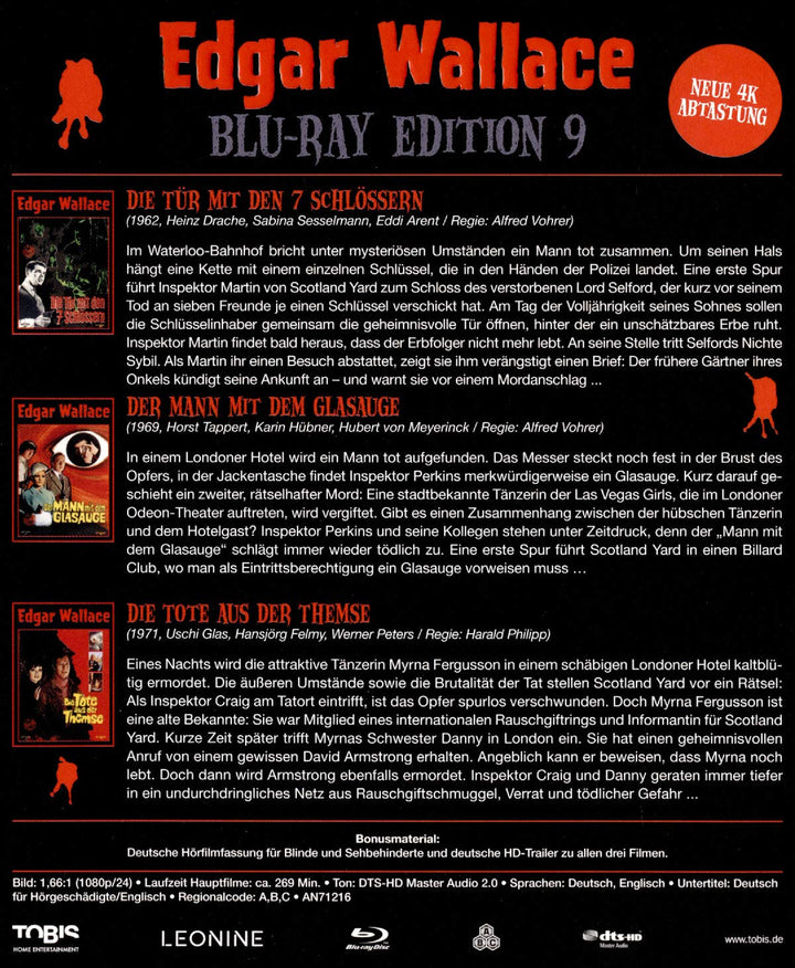 Edgar Wallace Edition 9 [Blu-ray], Blu-ray