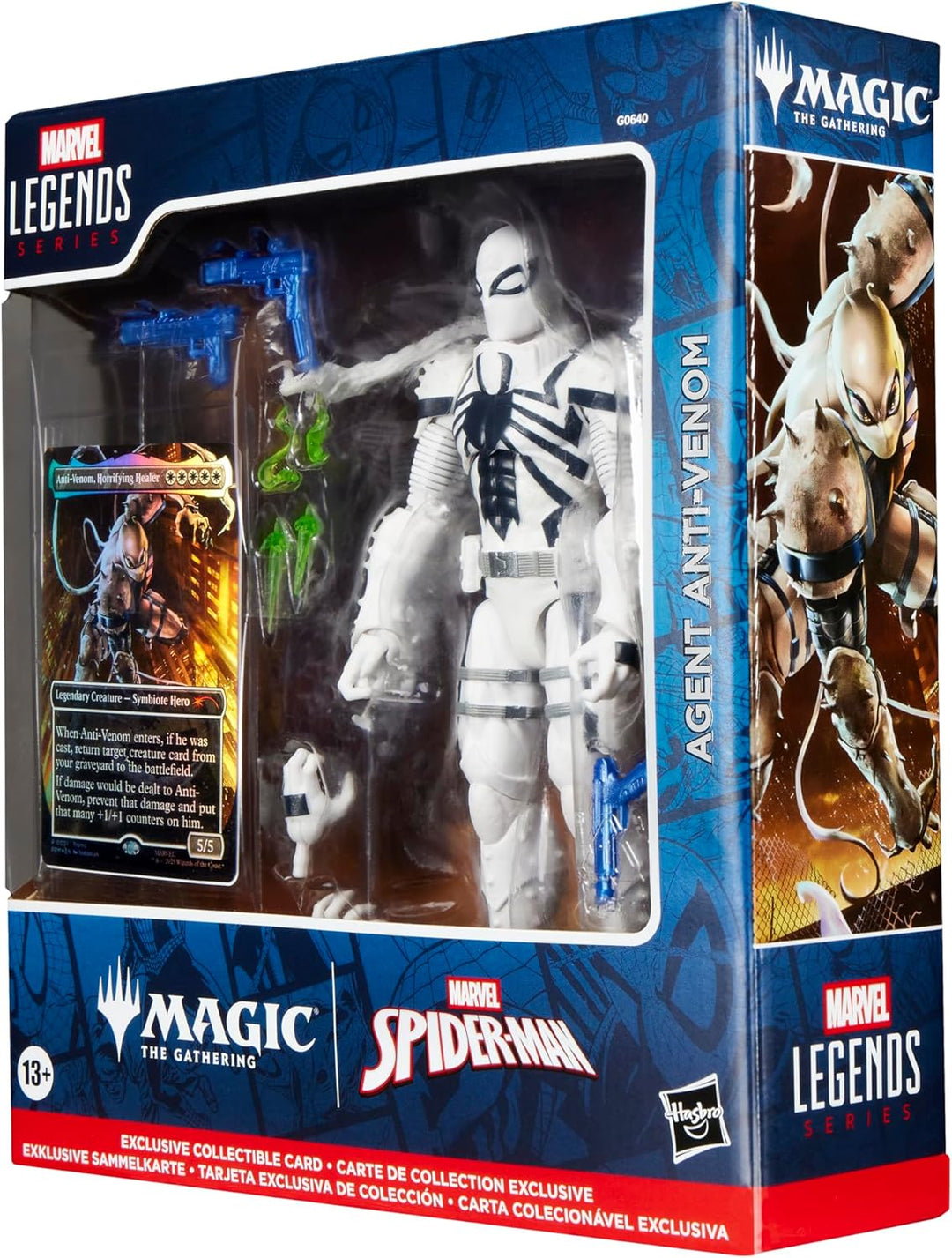 Hasbro Marvel Legends Series Magic: The Gathering Agent Anti-Venom, Spider-Man Action-Figur Plus Exk