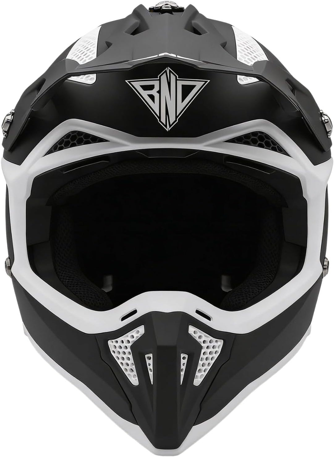 Broken Head Crosshelm BND Stealth - Motocross & Supermoto Helm - Leicht (ca. 1300 g), Brillenträger