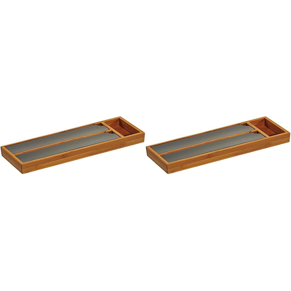 Kesper | Folienspender, Material: Bambus, Metall, Masse: 39.5 x 13 x 5.5 cm, Farbe: Braun | 58040 13