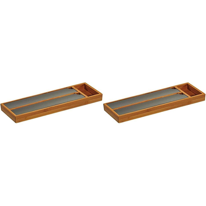 Kesper | Folienspender, Material: Bambus, Metall, Masse: 39.5 x 13 x 5.5 cm, Farbe: Braun | 58040 13