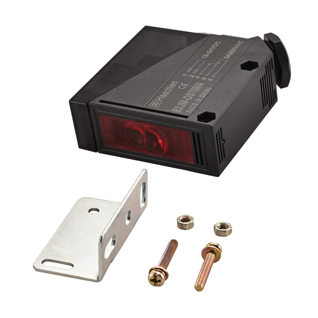 Heschen Fotoelektrischer Schalter, E3JM-DS70M4, 12-24VDC, Diffusor Art, Erkennung Entfernung 70cm