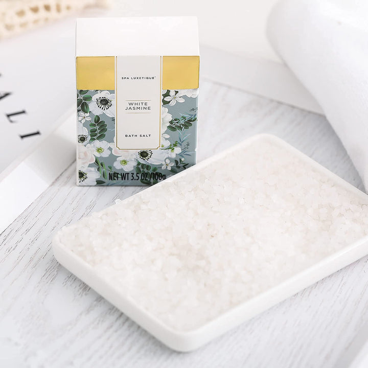Geburtstagsgeschenke für Frauen-Spa Luxetique Spa-Geschenk-Set, 8pcs Jasmin Badeset mit ätherischem