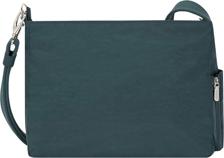 Travelon Unisex Essentials Anti-Diebstahl aufgesetzte Tasche Crossbody-Tasche Einheitsgrösse Pfau, E
