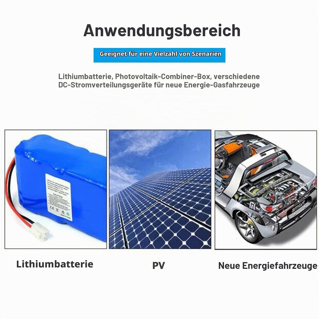 DEWIN DC-Leistungsschalter, Leistungsschalterschutz 2P MCCB Solarbatterieschutzschalter Isolatorschu