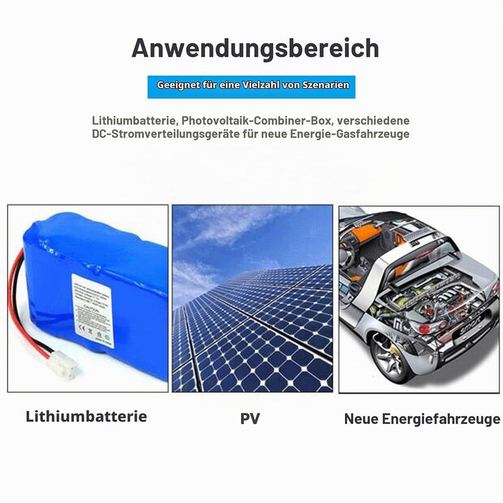 DEWIN DC-Leistungsschalter, Leistungsschalterschutz 2P MCCB Solarbatterieschutzschalter Isolatorschu