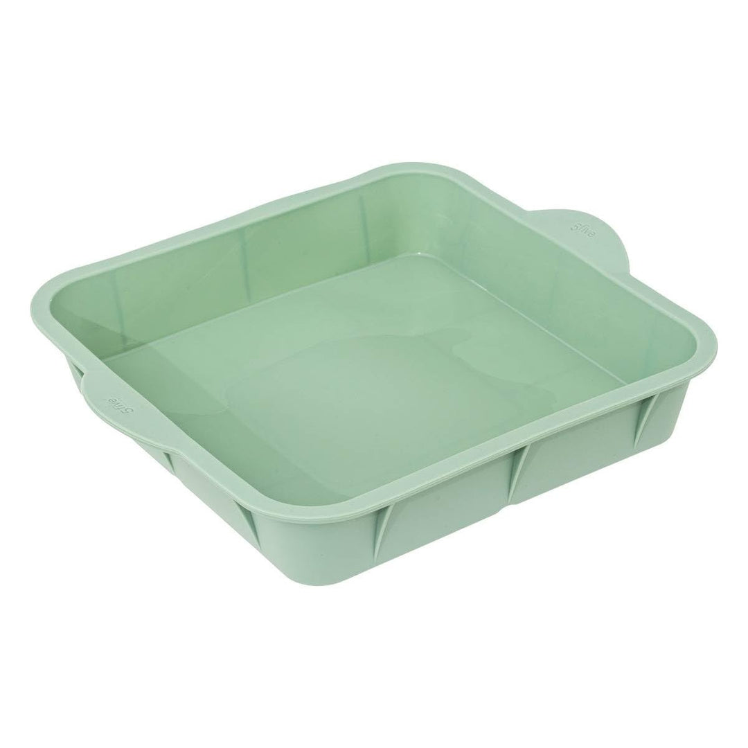 5five - quadratische silikonform "silicone pro" rot