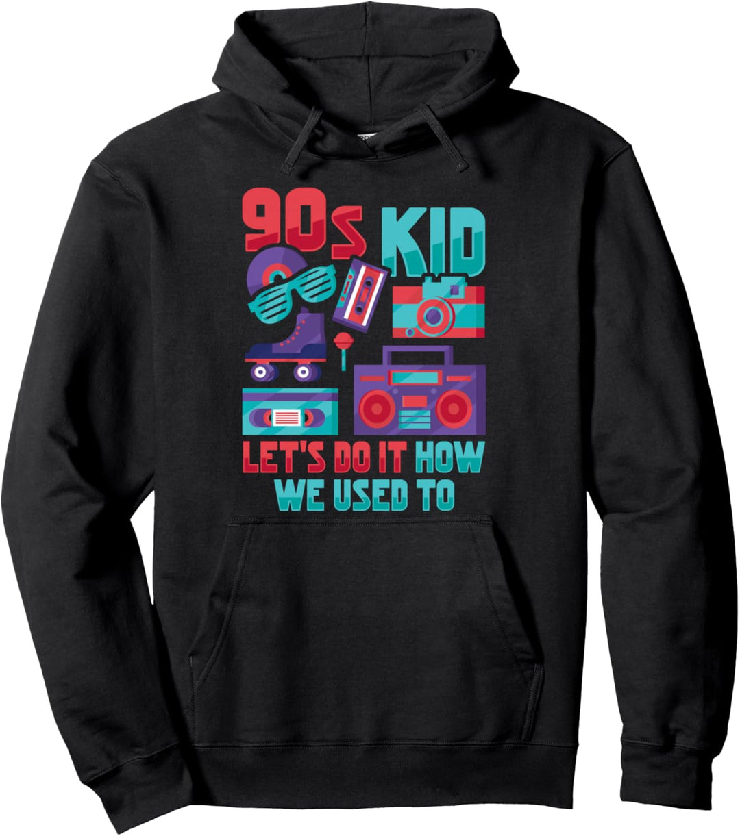 90er Design für eine 90er Party Pullover Hoodie