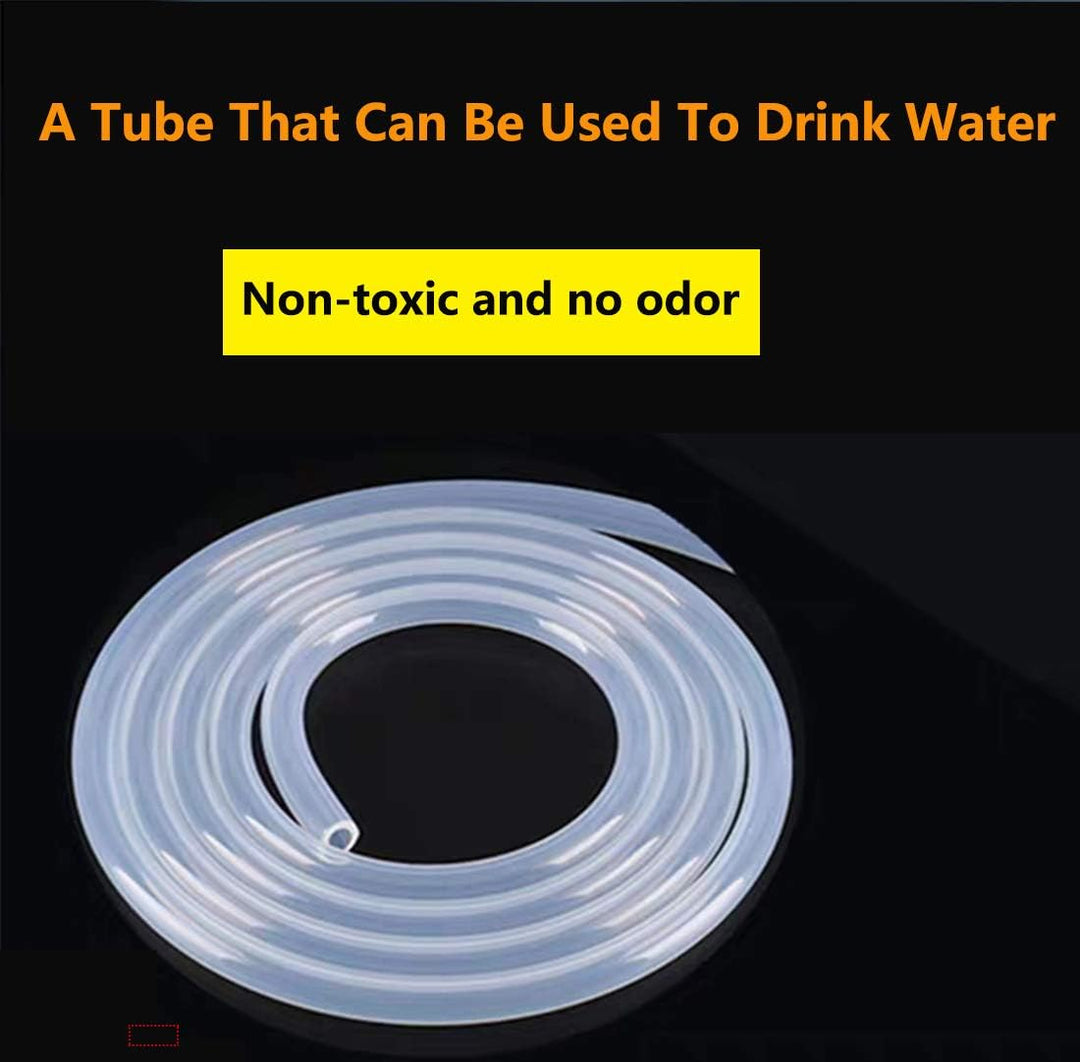 Stubotar Flexibler Silikonschlauch Lebensmittelqualität 8mm ID x OD 10mm Wandstärke 1mm Wasserleitun