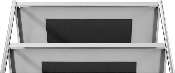 Royal Catering Servierwagen 3 Borde bis 60 kg - Küchenwagen mit Edelstahl Rahmen