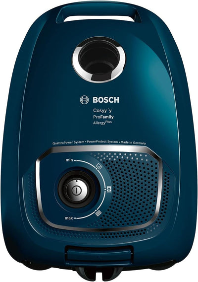 Bosch Staubsauger mit Beutel Cosyy'y ProFamily Serie 4 BGLS4A444, Bodenstaubsauger, ideal für Allerg