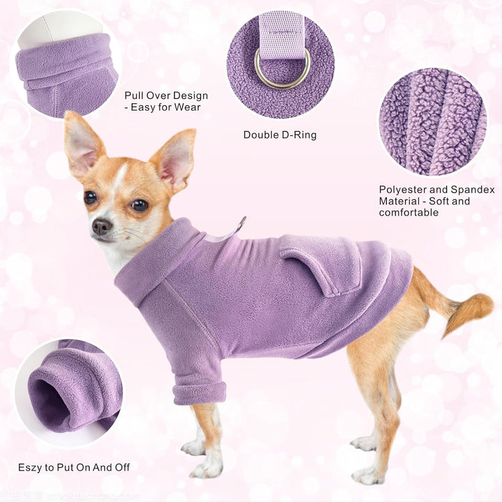 Mosukoirl Hundepullover Hund Hoodie Haustier Warme Mäntel Baumwolle Sweatshirts Hund Kleidung mit Ta