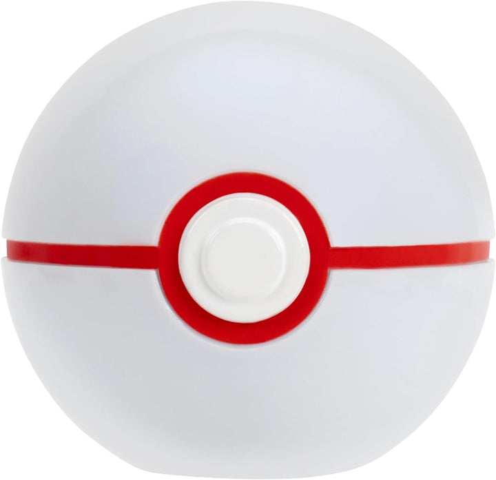 Pokémon PKW4741 - Pikachu Clip 'N' Go Gürtel-Set - Pikachu Battle Figur mit Premierball, Hyperball u