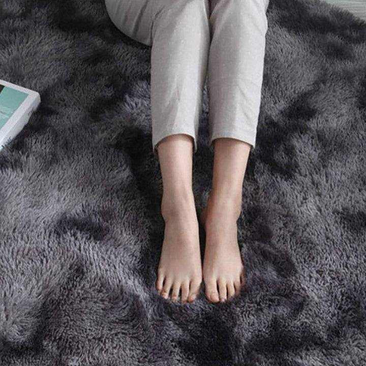 Teppich Rund Teppich Wohnzimmer Hochflor Teppiche Langflor Wohnzimmerteppich für Wohnzimmer Flauschi