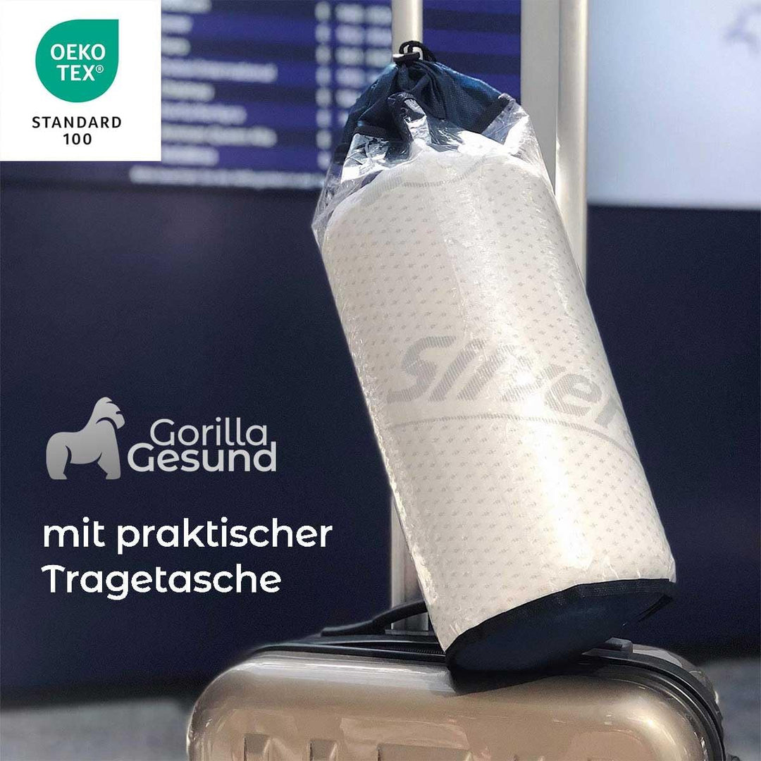 Orthopädisches Nackenstützkissen Silver Neck Wide - viscoelastisches Kissen, Kopfkissen aus Memory S